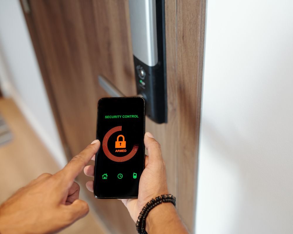 Cerradura de seguridad con apertura desde el móvil.
